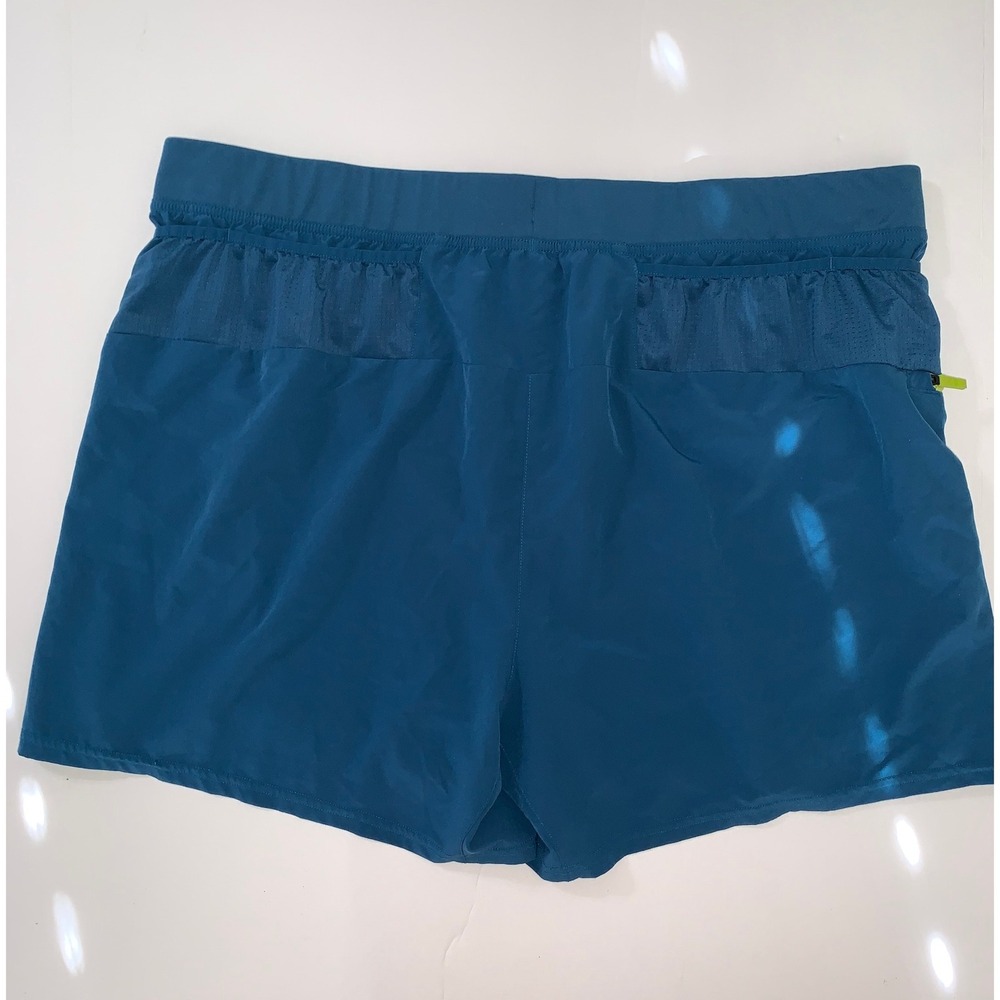 Brooks Running Shorts Teal Blue  XX Large Athletic Gym Workout Performance - Picture 7 of 10